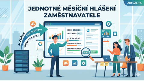 Jednotné měsíční hlášení zaměstnavatele